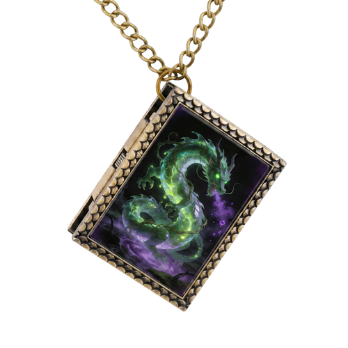 Venom Dragon Dice Necklace
