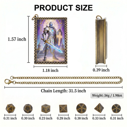 Radiant Paladin Dice Necklace