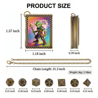 Goblin Mage Dice Necklace