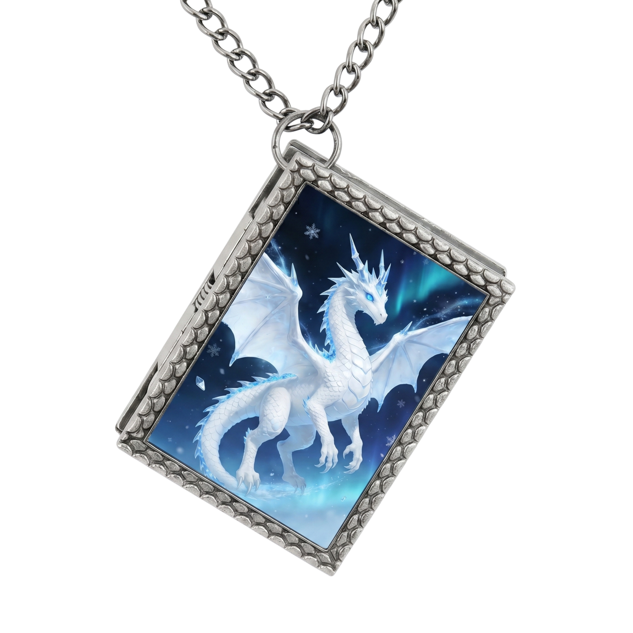 Frost Dragon Dice Necklace