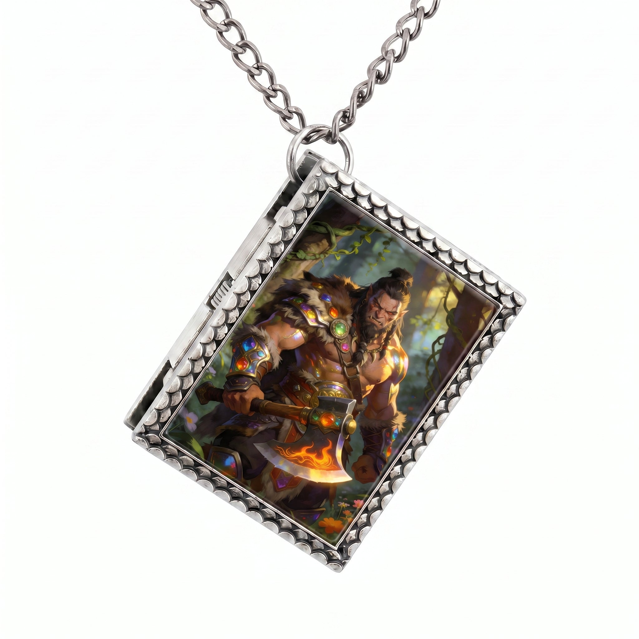 Barbarian Warrior Dice Necklace