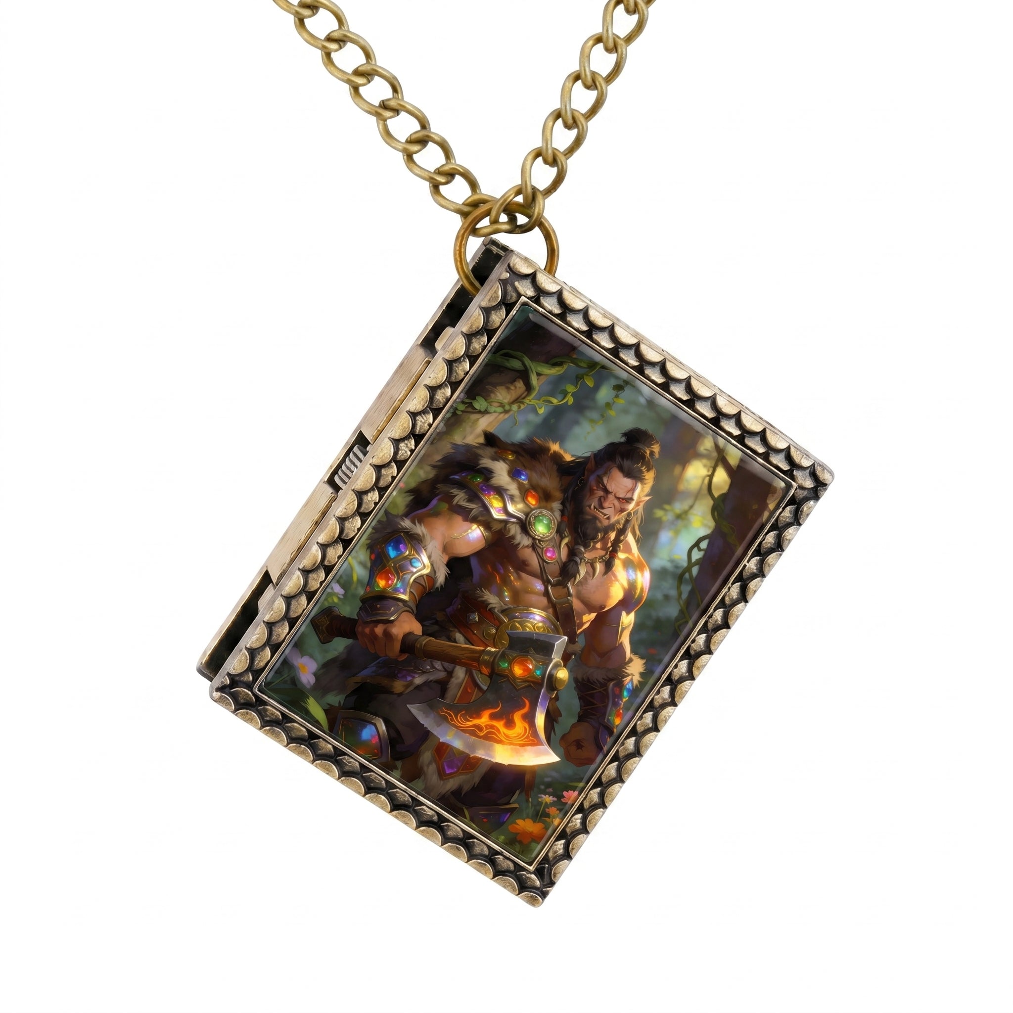 Barbarian Warrior Dice Necklace