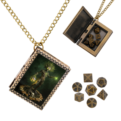 Cursed Treant Dice Necklace