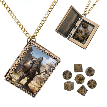 Orc Warrior Dice Necklace