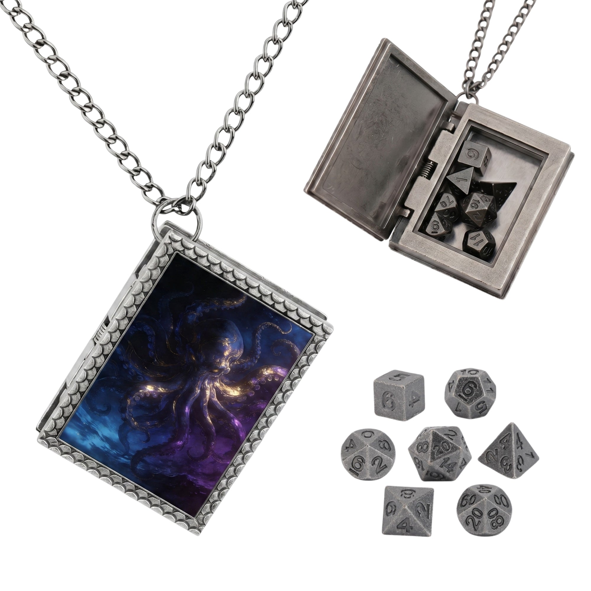 Abyssal Kraken Dice Necklace