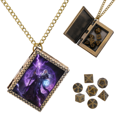 Storm Wizard Dice Necklace