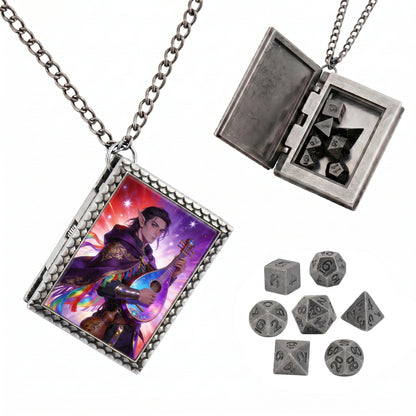 Elven Bard Dice Necklace