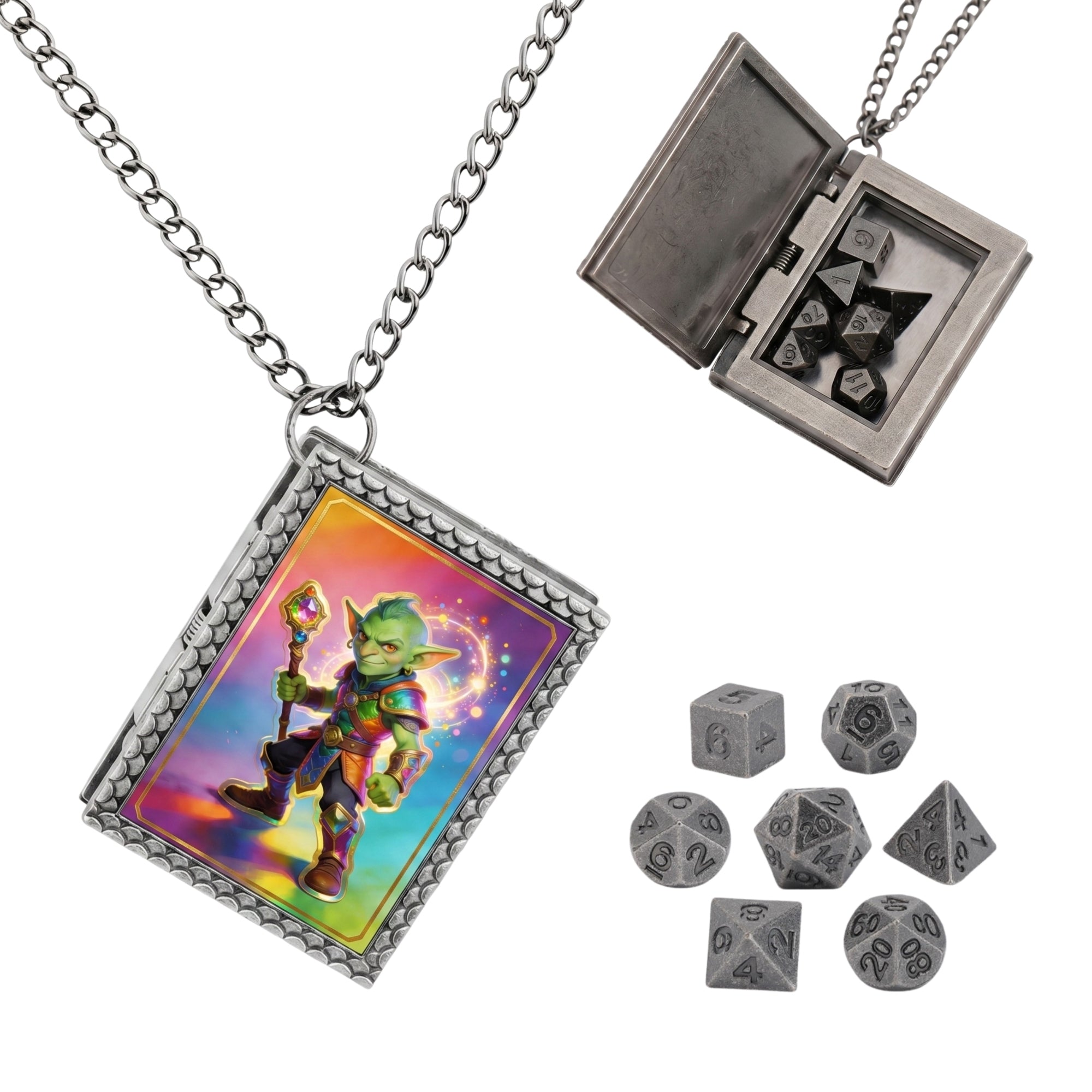 Goblin Mage Dice Necklace