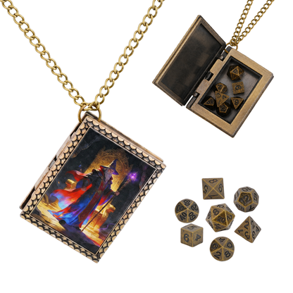 Arcane Wizard Dice Necklace