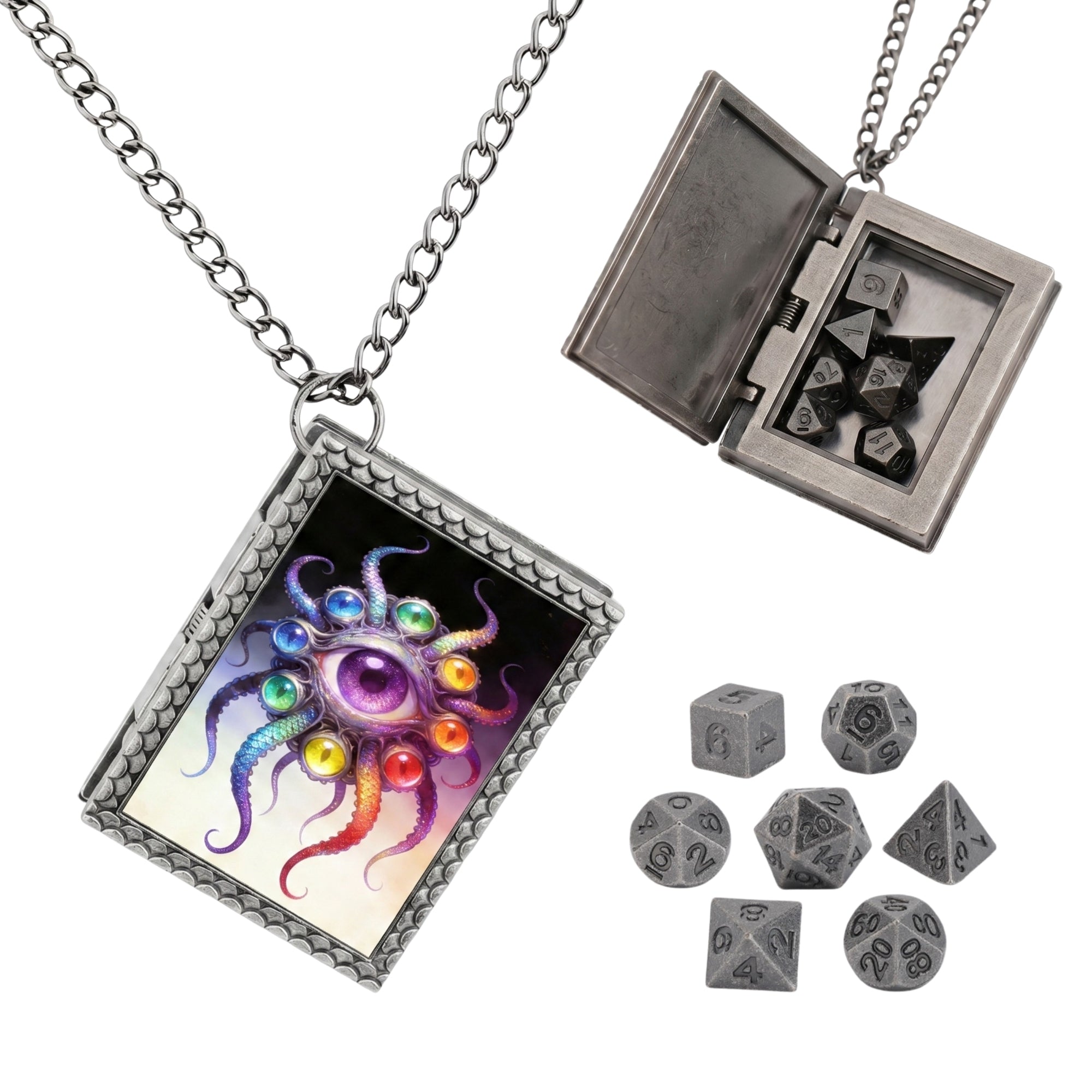 Eldritch Eye Dice Necklace