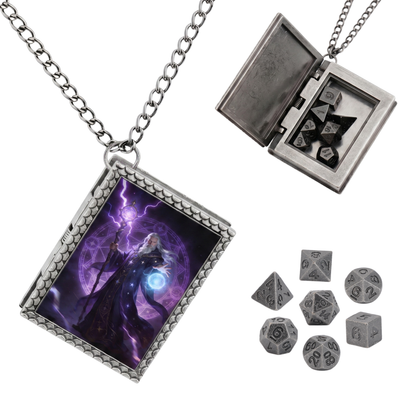 Storm Wizard Dice Necklace