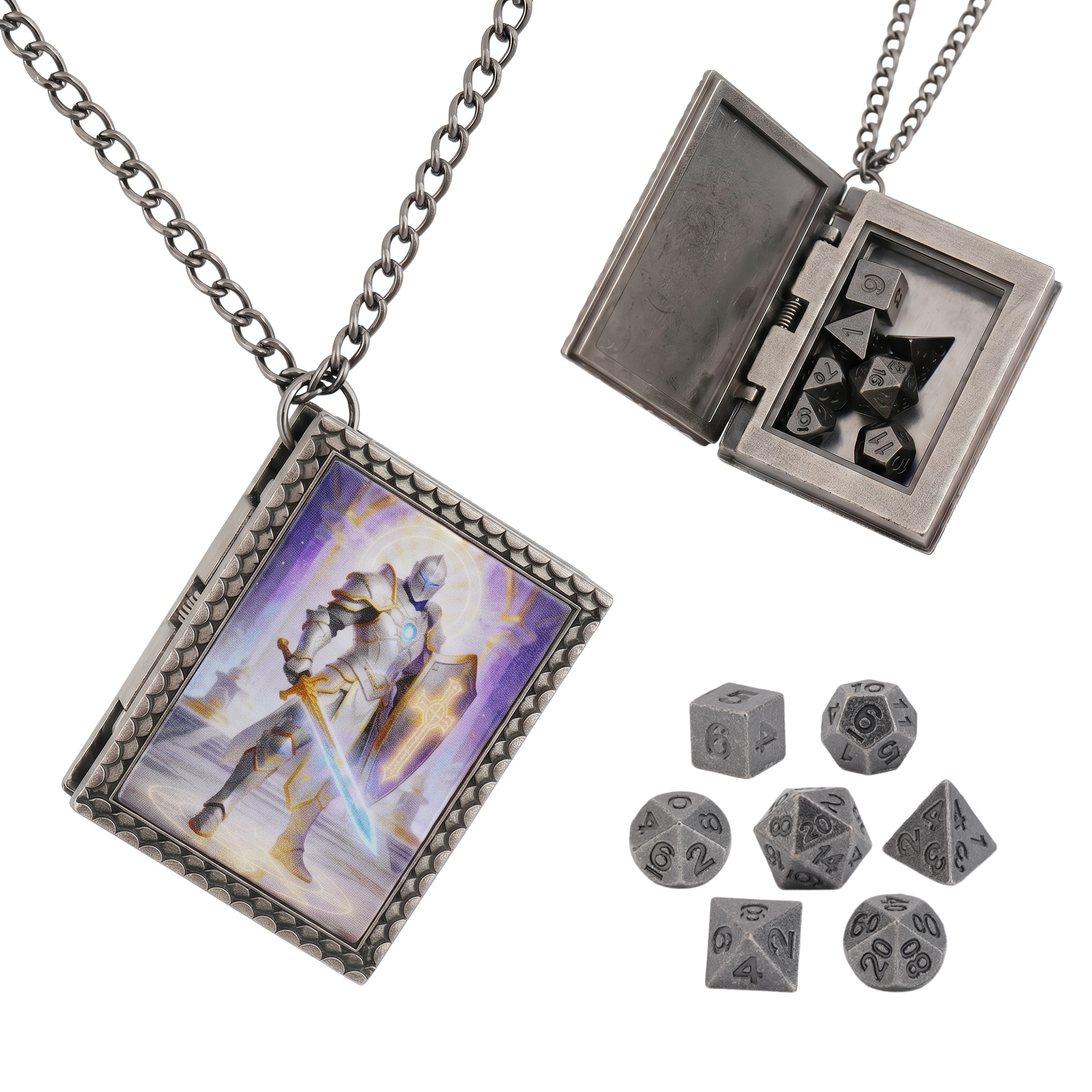 Radiant Paladin Dice Necklace