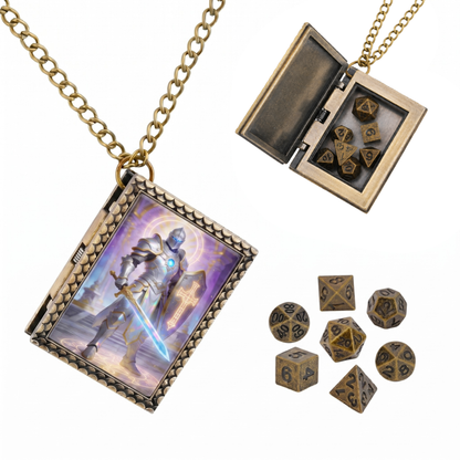Radiant Paladin Dice Necklace