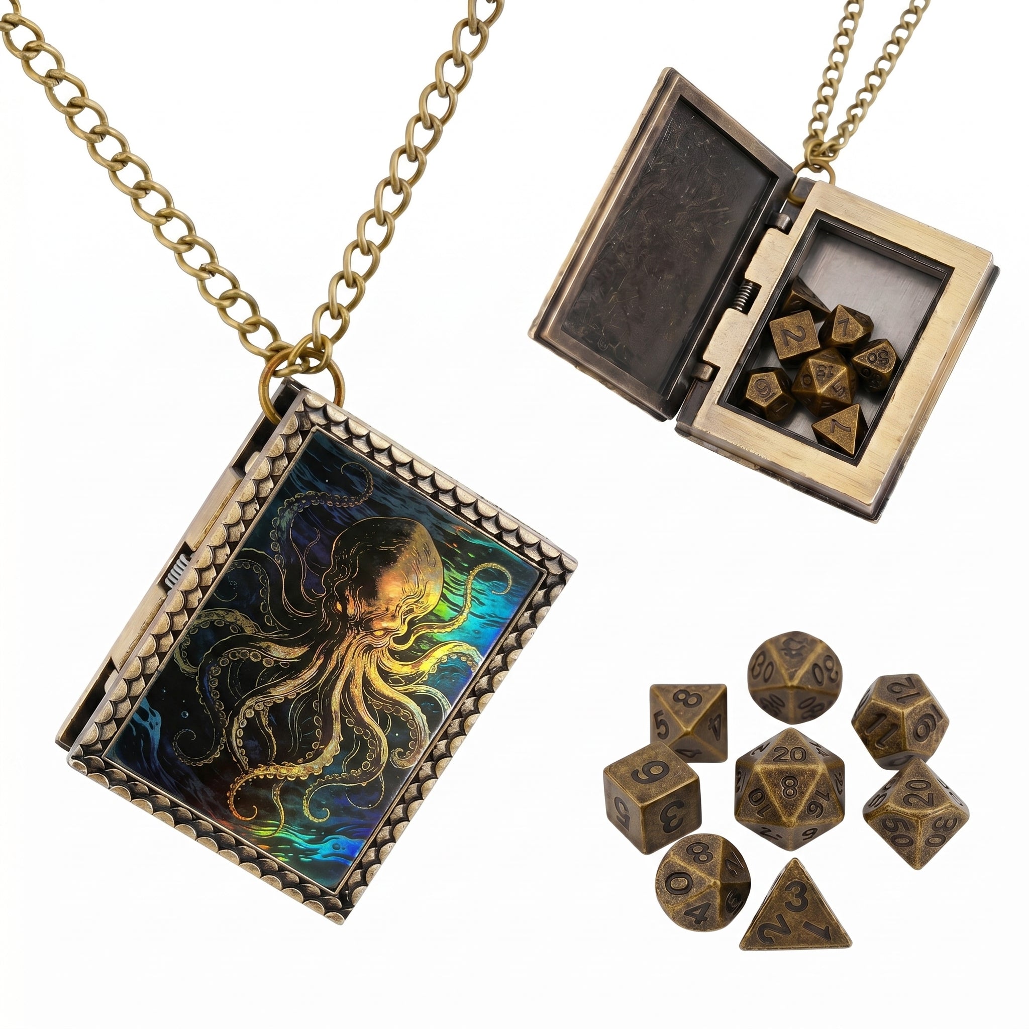 Kraken Dice Necklace