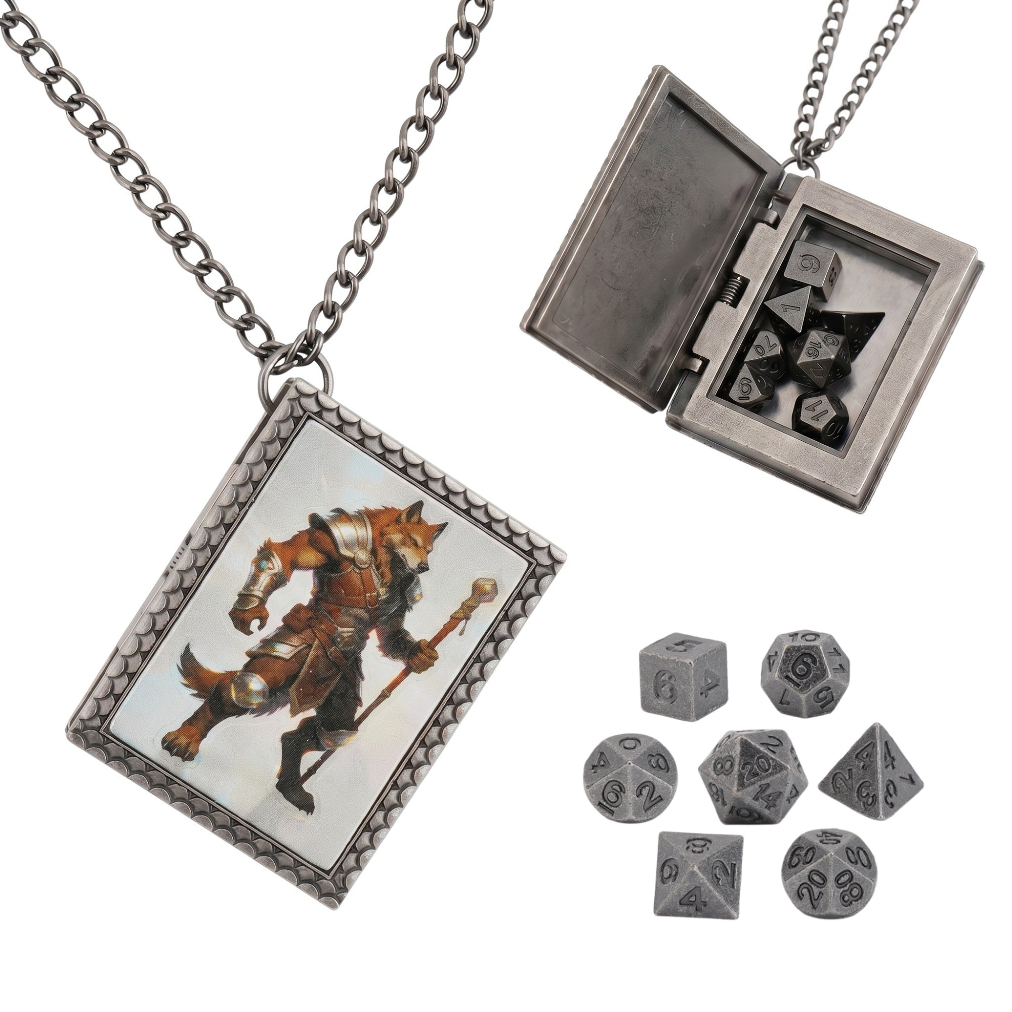 Foxfolk Shaman Dice Necklace