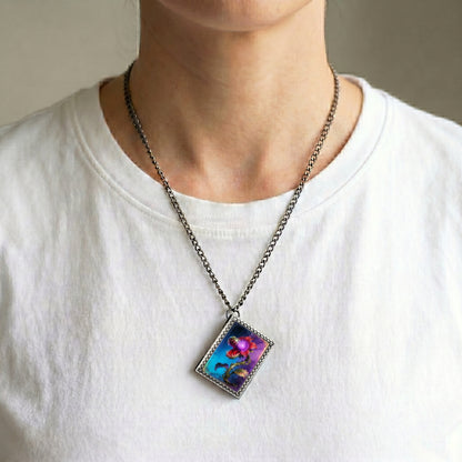 Carnivorous Plant Dice Necklace