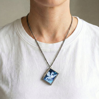 Frost Dragon Dice Necklace