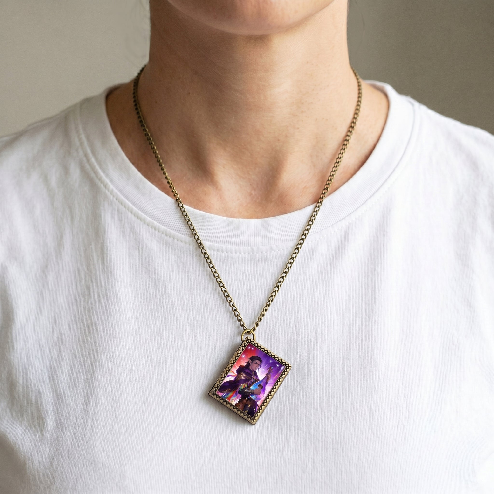 Elven Bard Dice Necklace