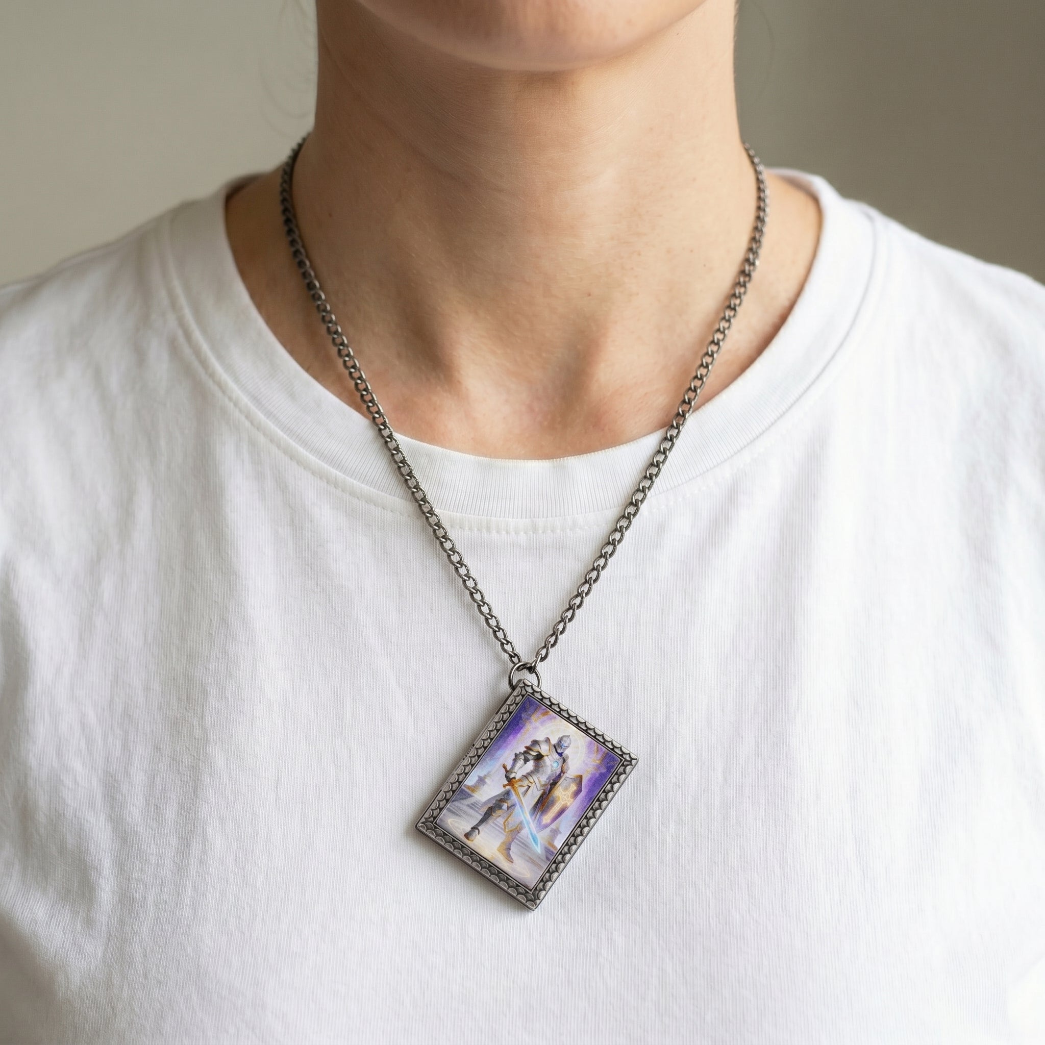 Radiant Paladin Dice Necklace