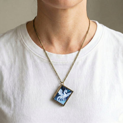 Frost Dragon Dice Necklace