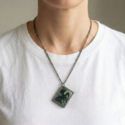 Black Dragon Dice Necklace
