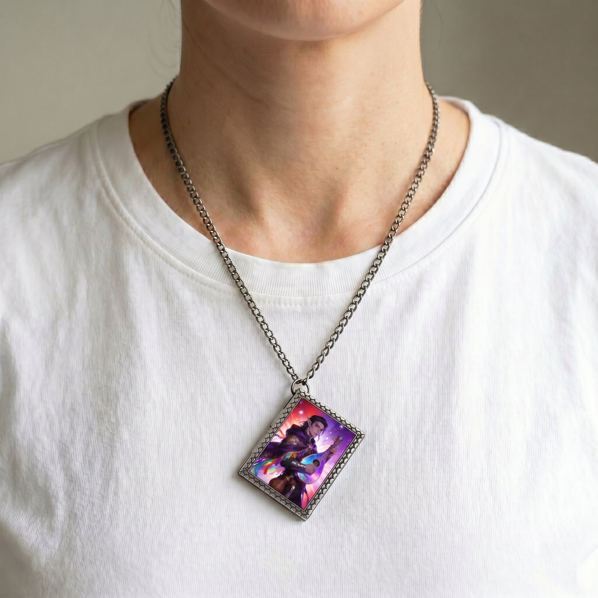 Elven Bard Dice Necklace