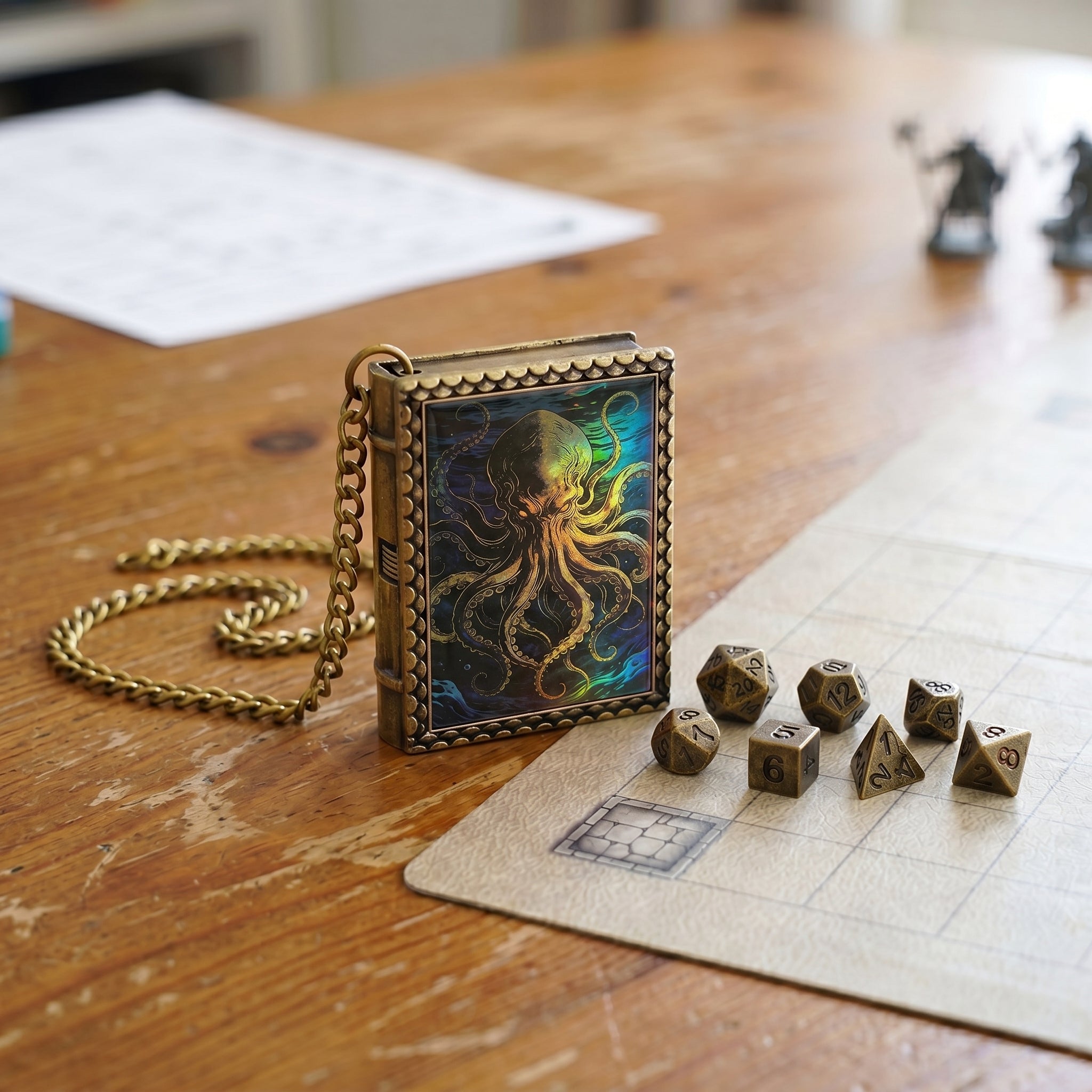 Kraken Dice Necklace