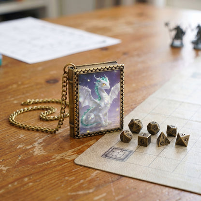 Celestial Dragon Dice Necklace