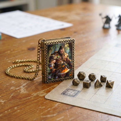 Barbarian Warrior Dice Necklace