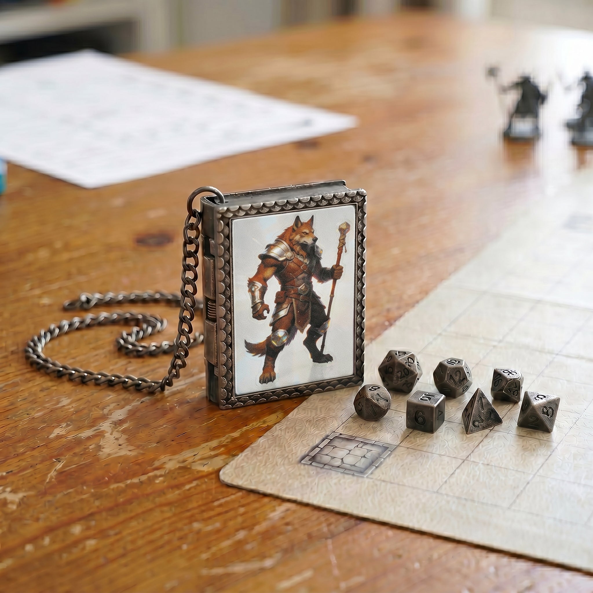 Foxfolk Shaman Dice Necklace