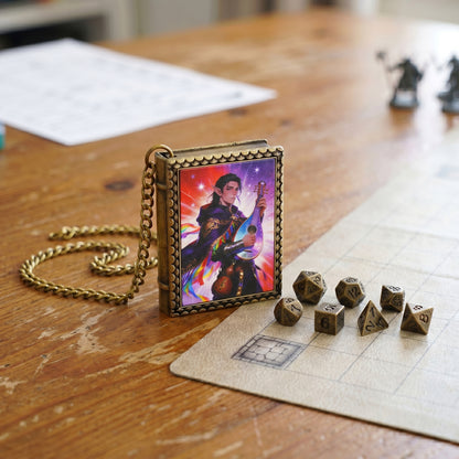 Elven Bard Dice Necklace