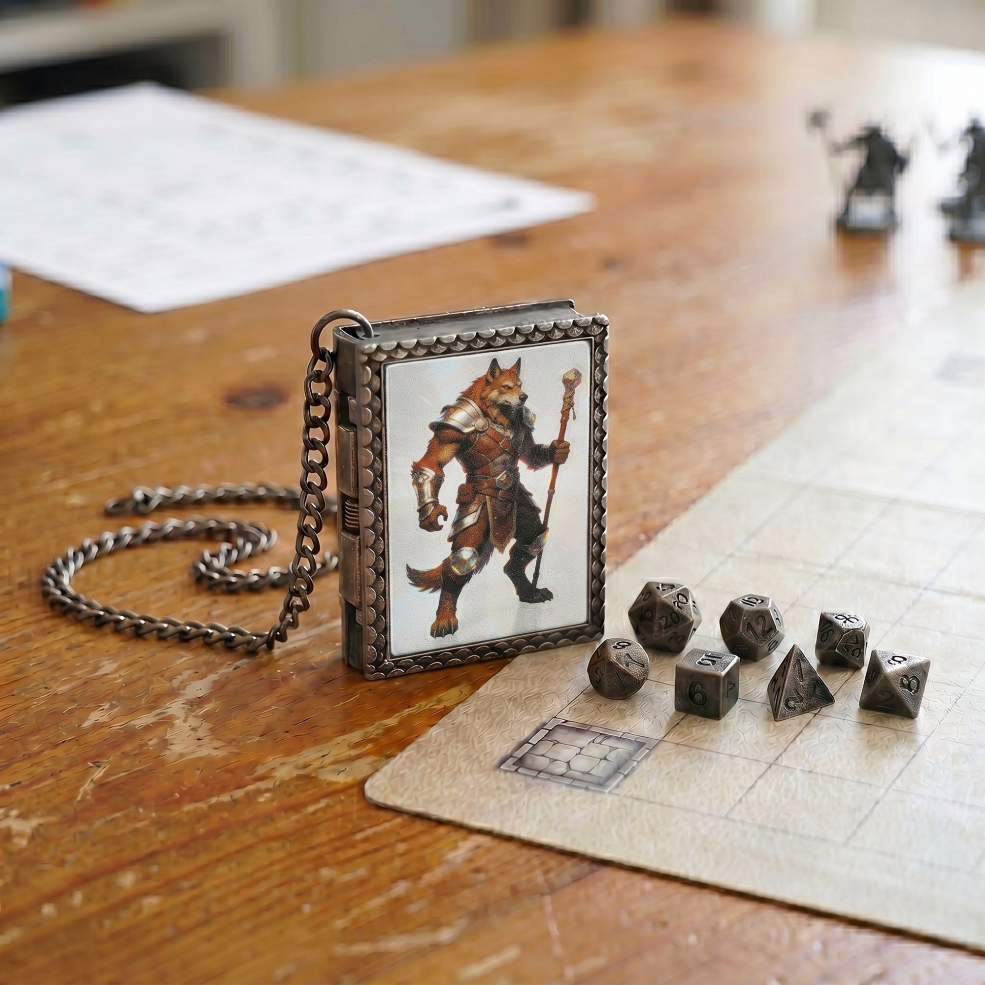 Foxfolk Shaman Dice Necklace