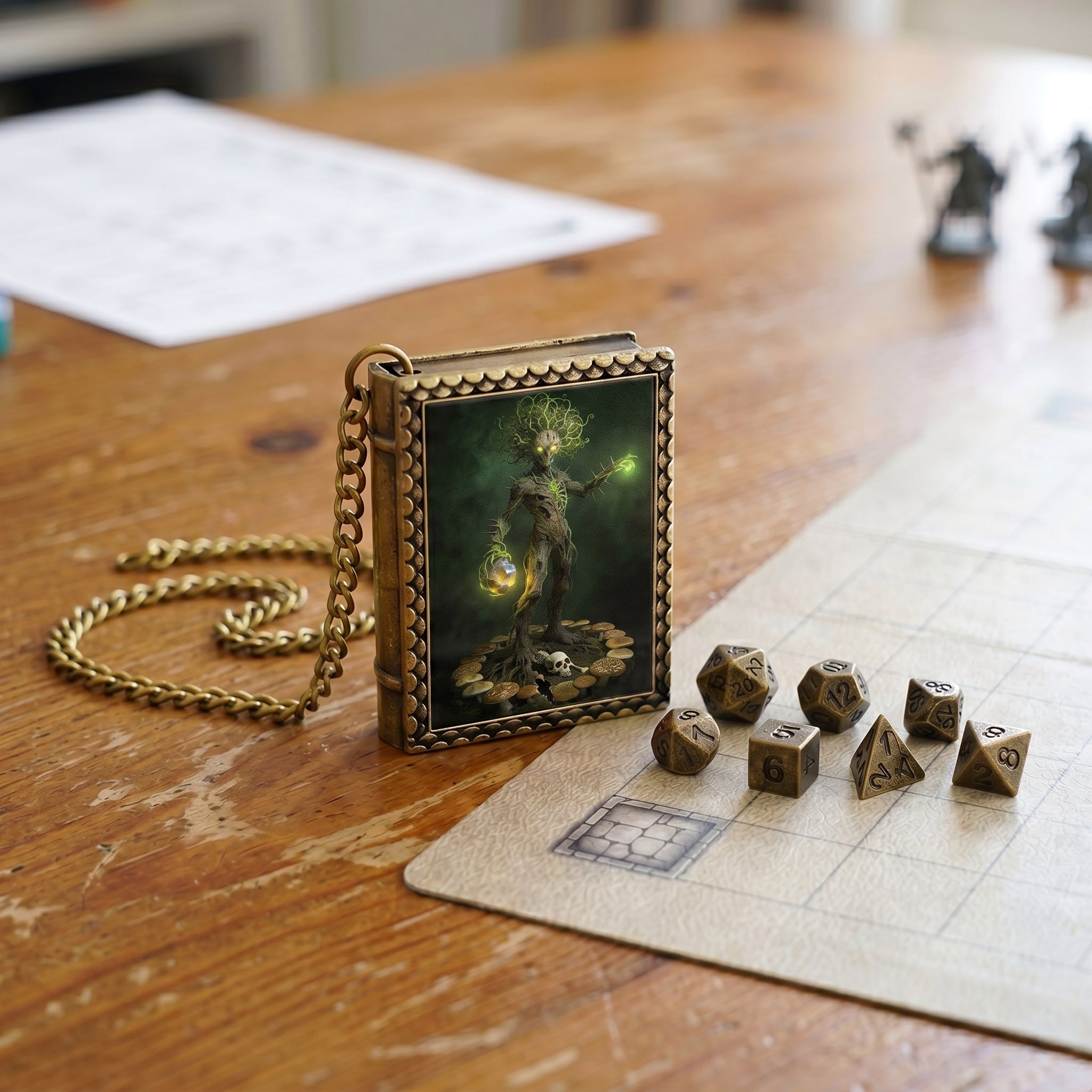 Cursed Treant Dice Necklace