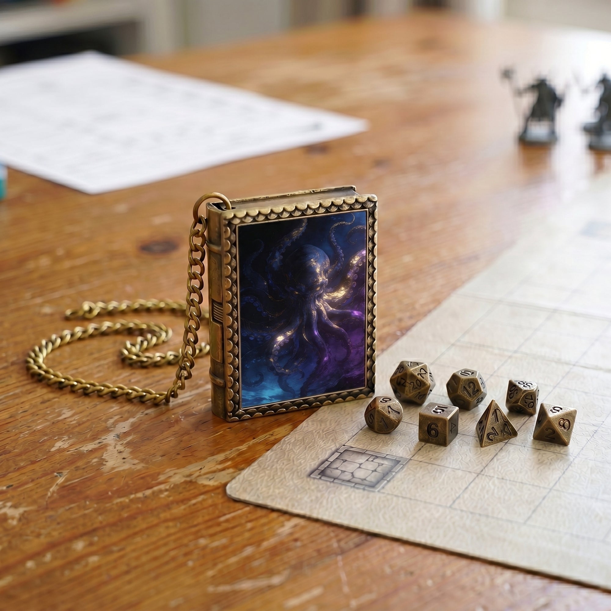 Abyssal Kraken Dice Necklace