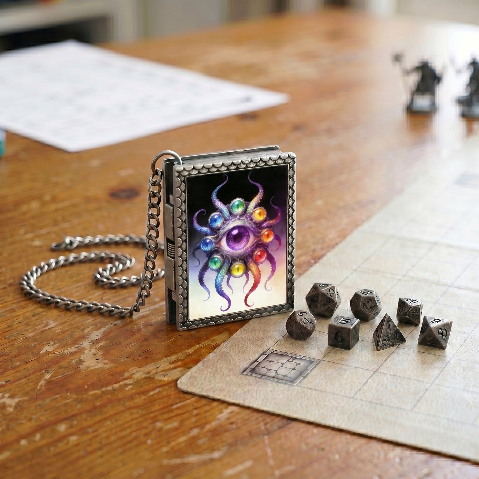 Eldritch Eye Dice Necklace