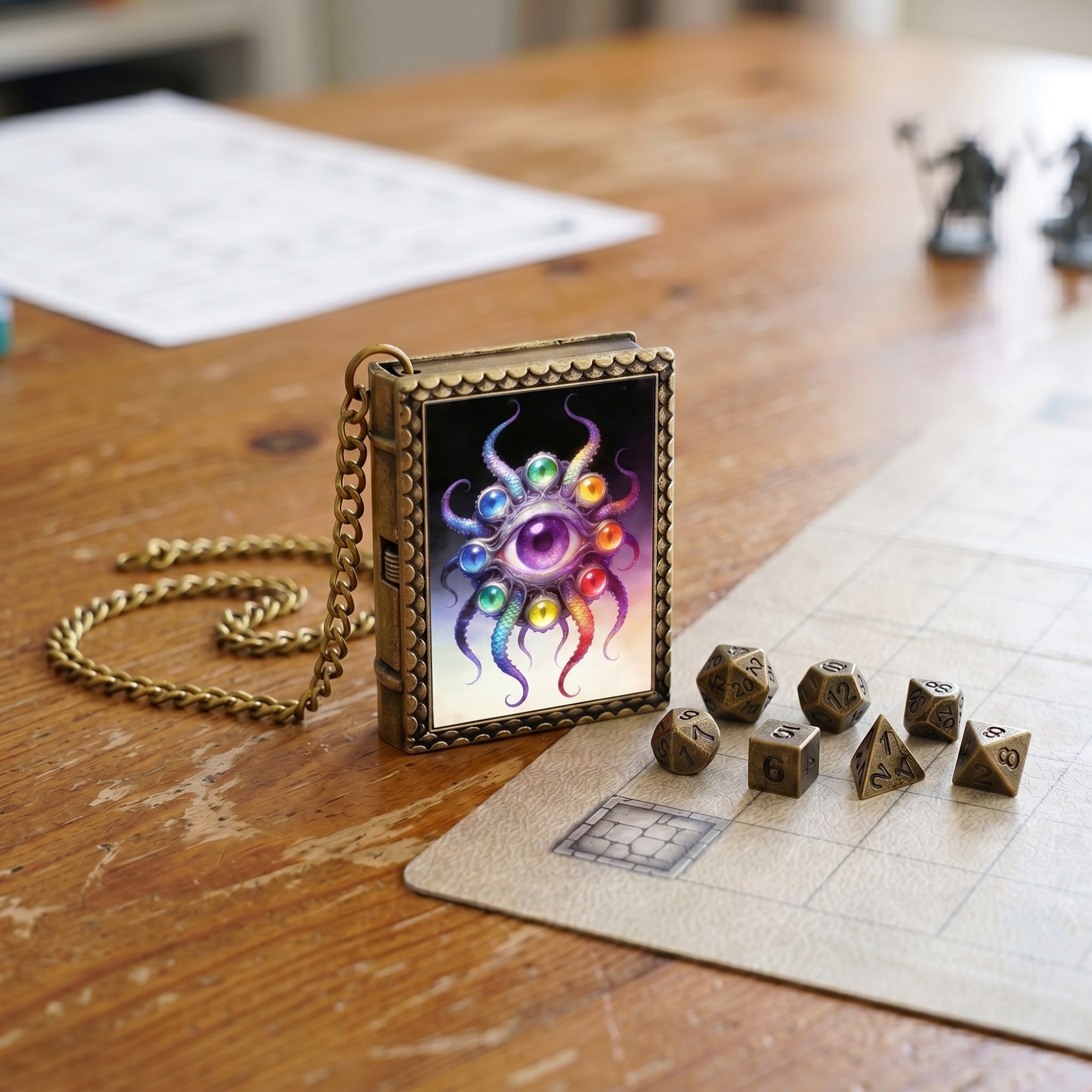 Eldritch Eye Dice Necklace