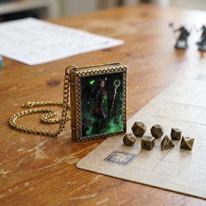 Infernal Warlock Dice Necklace