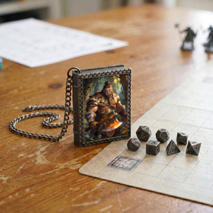 Barbarian Warrior Dice Necklace