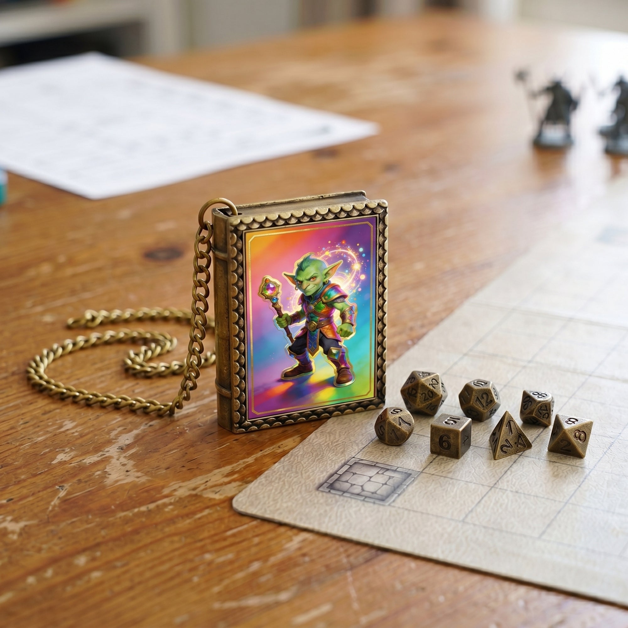 Goblin Mage Dice Necklace