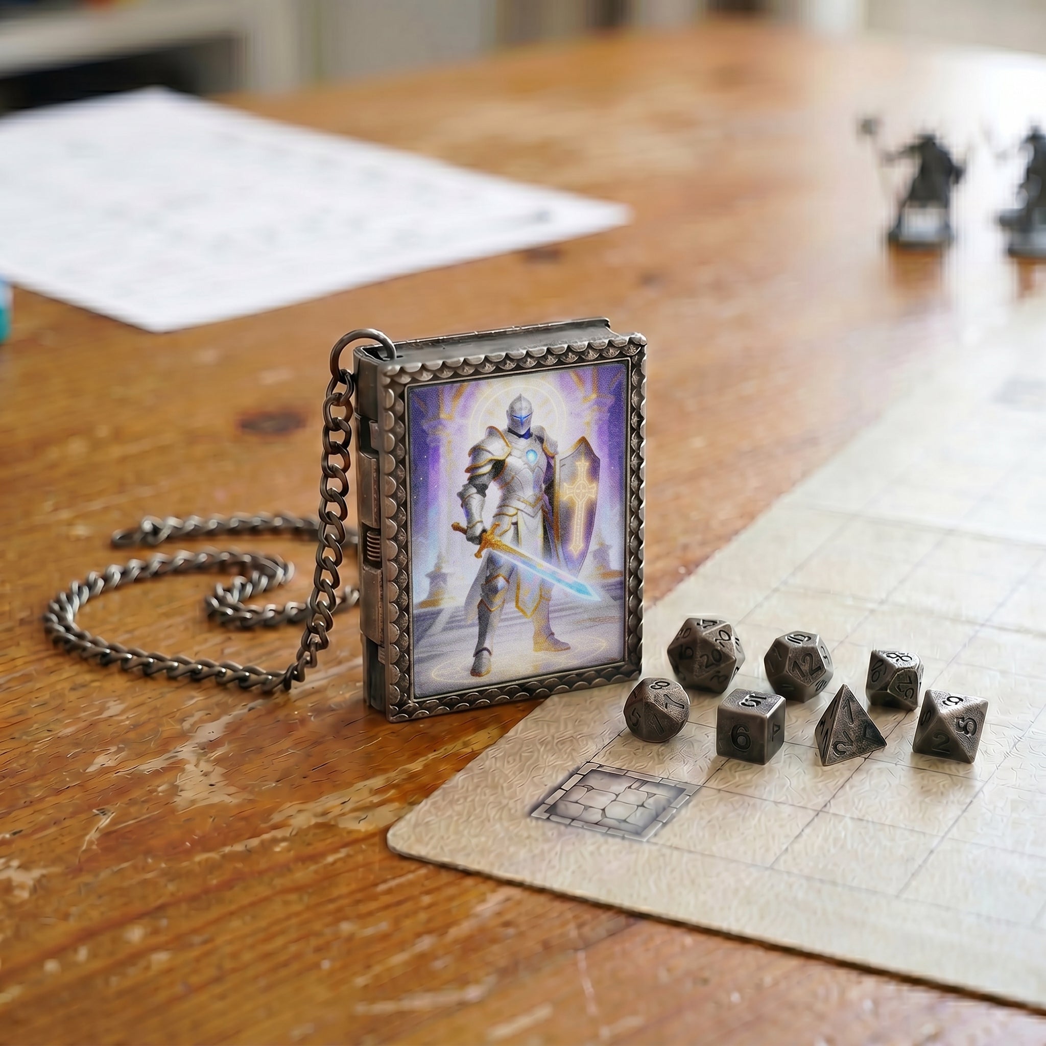 Radiant Paladin Dice Necklace