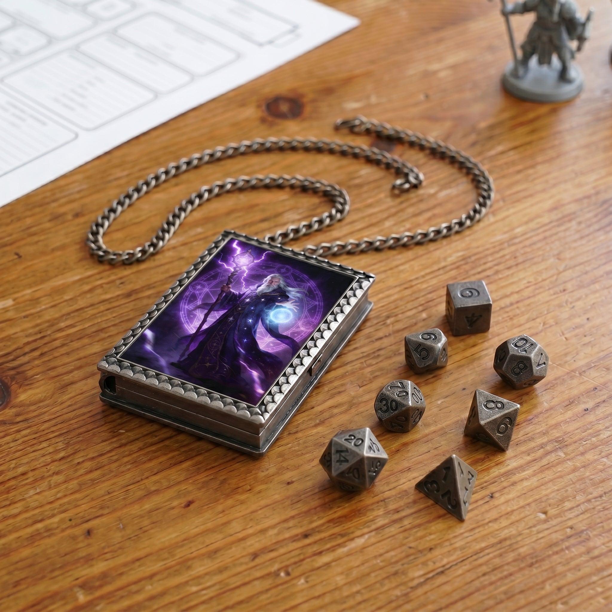 Storm Wizard Dice Necklace