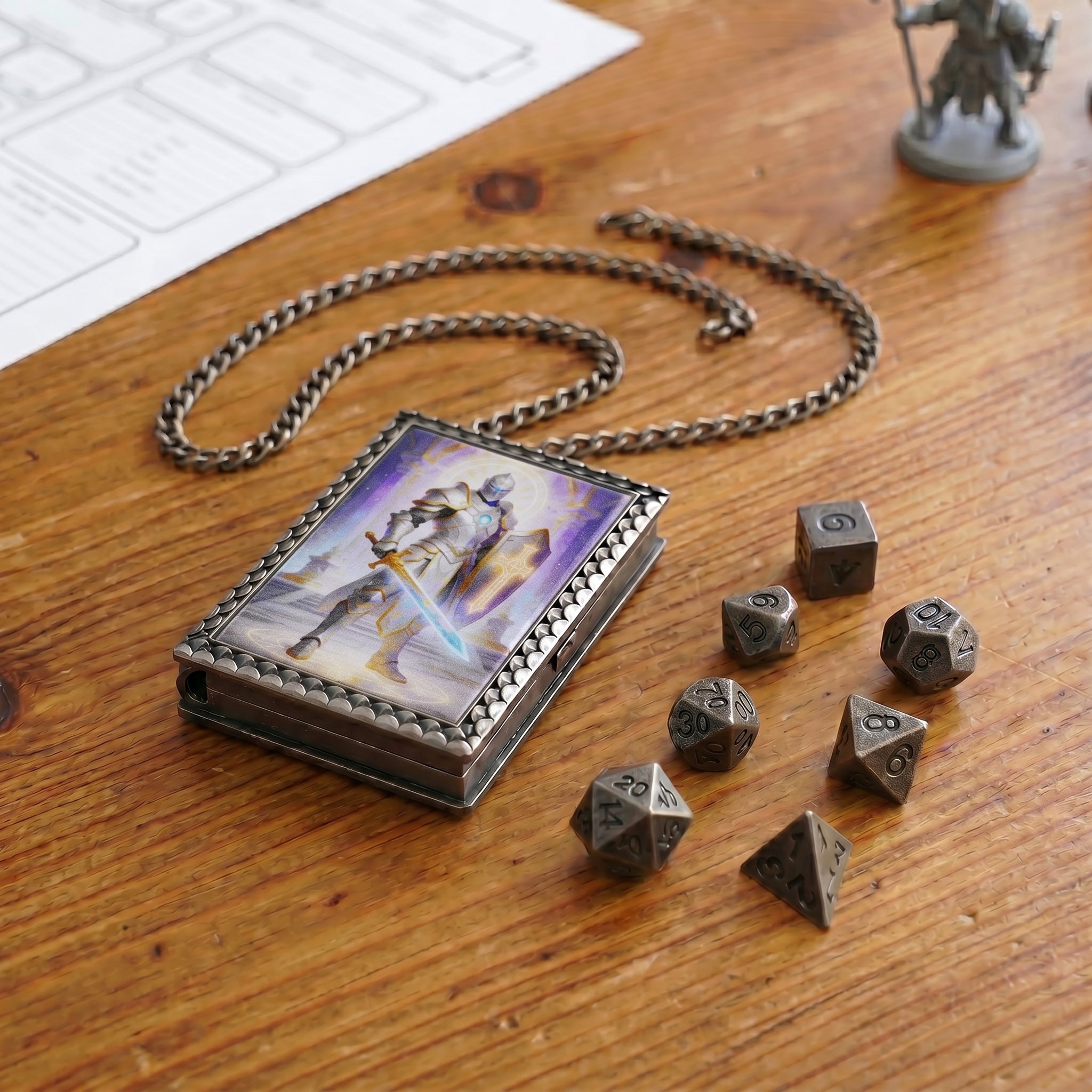 Radiant Paladin Dice Necklace