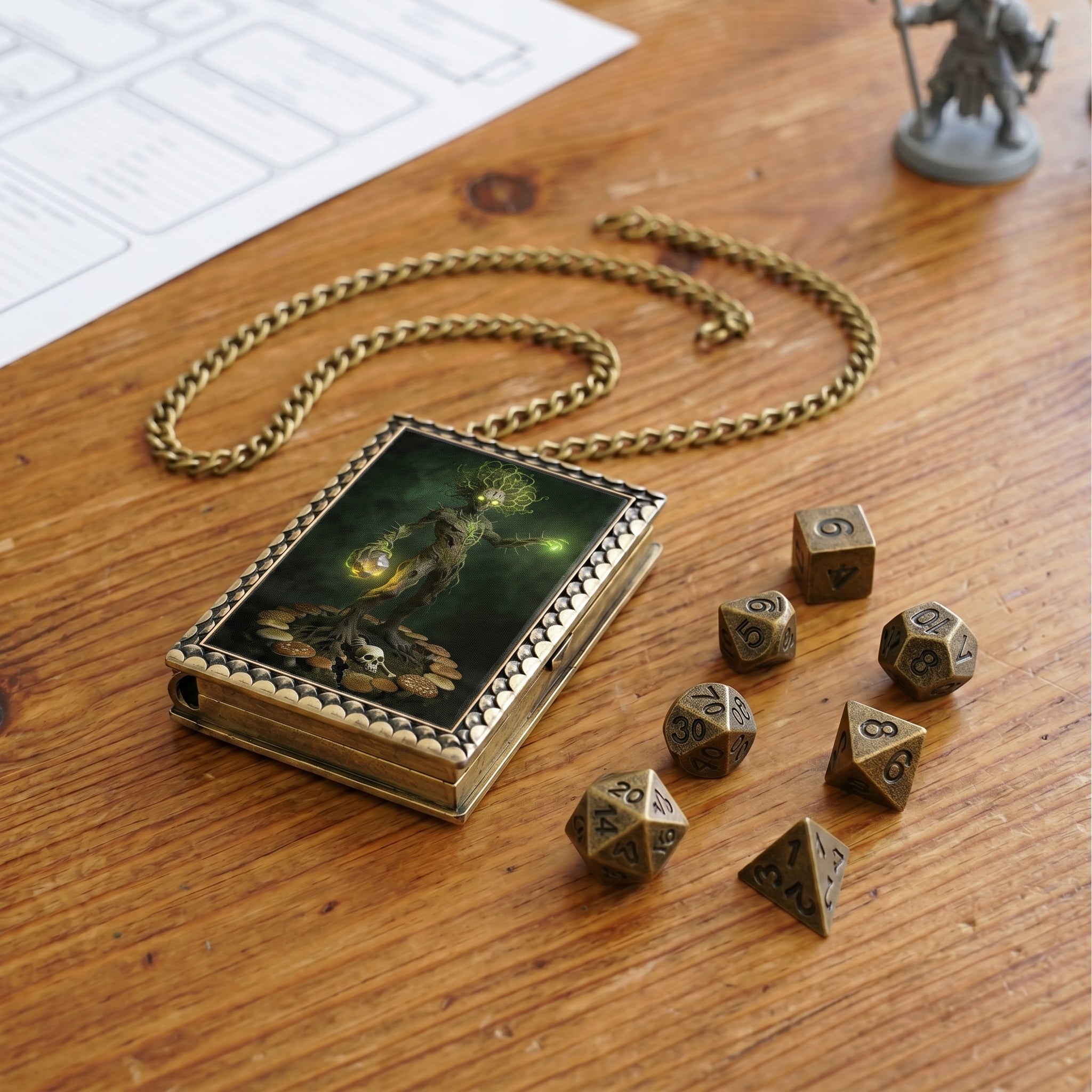 Cursed Treant Dice Necklace