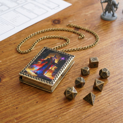 Arcane Wizard Dice Necklace
