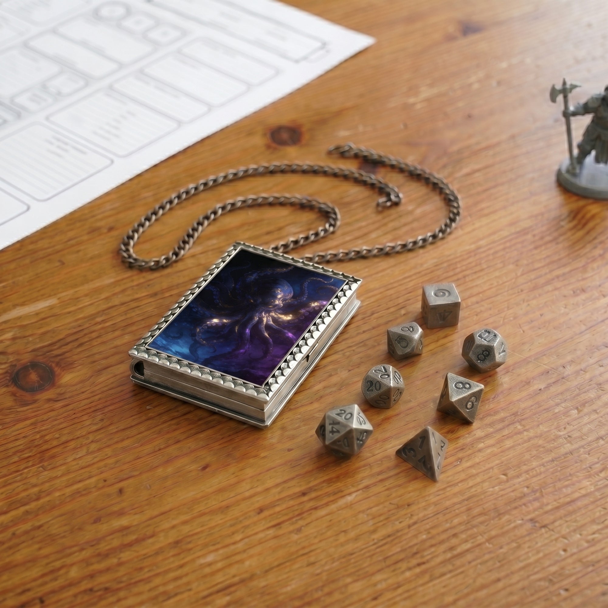Abyssal Kraken Dice Necklace