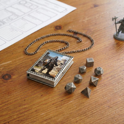 Orc Warrior Dice Necklace