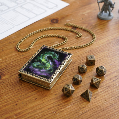 Venom Dragon Dice Necklace