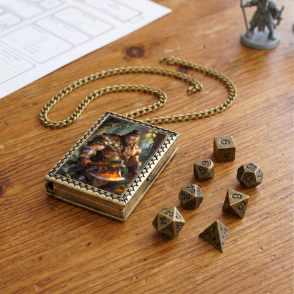 Barbarian Warrior Dice Necklace