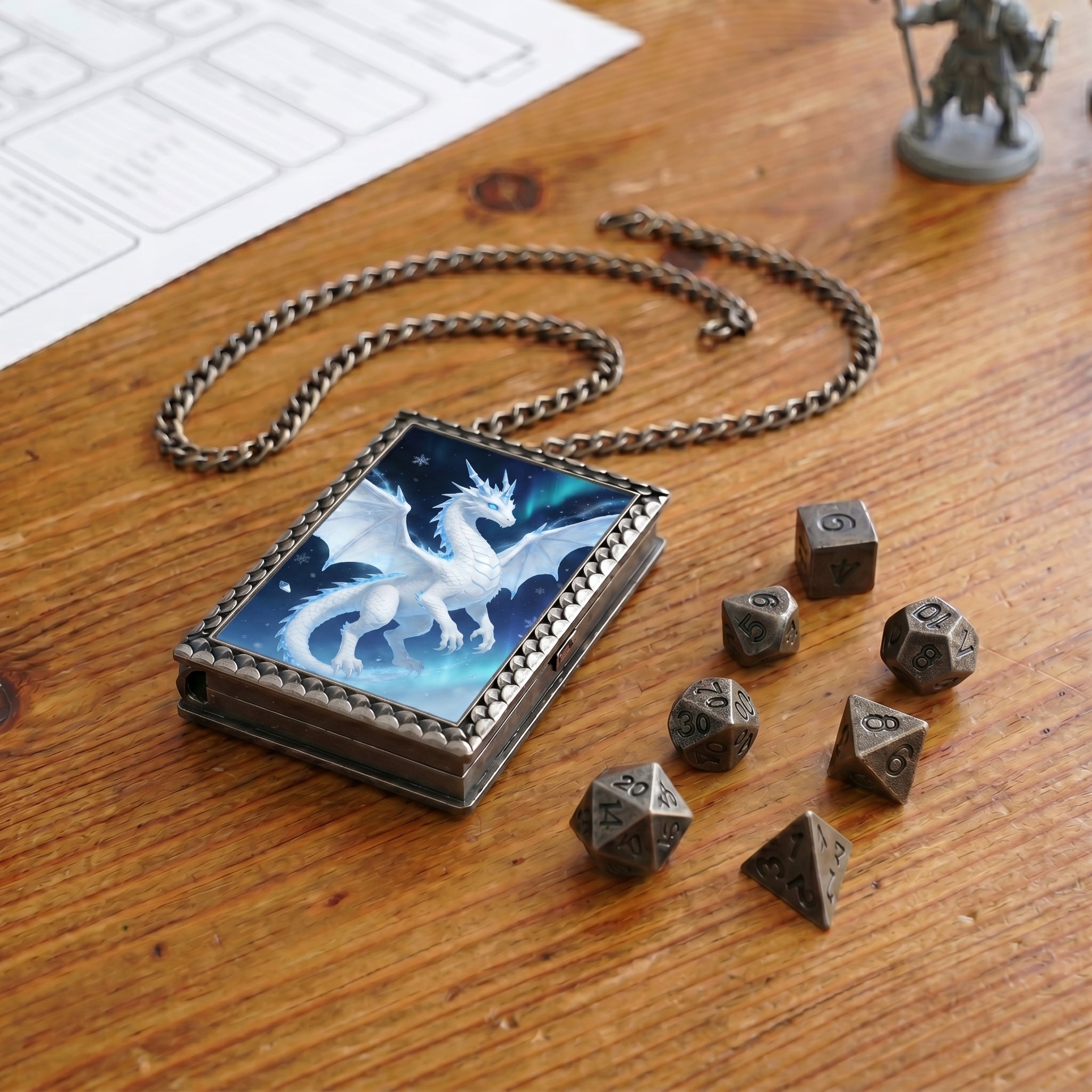 Celestial Dragon Dice Necklace