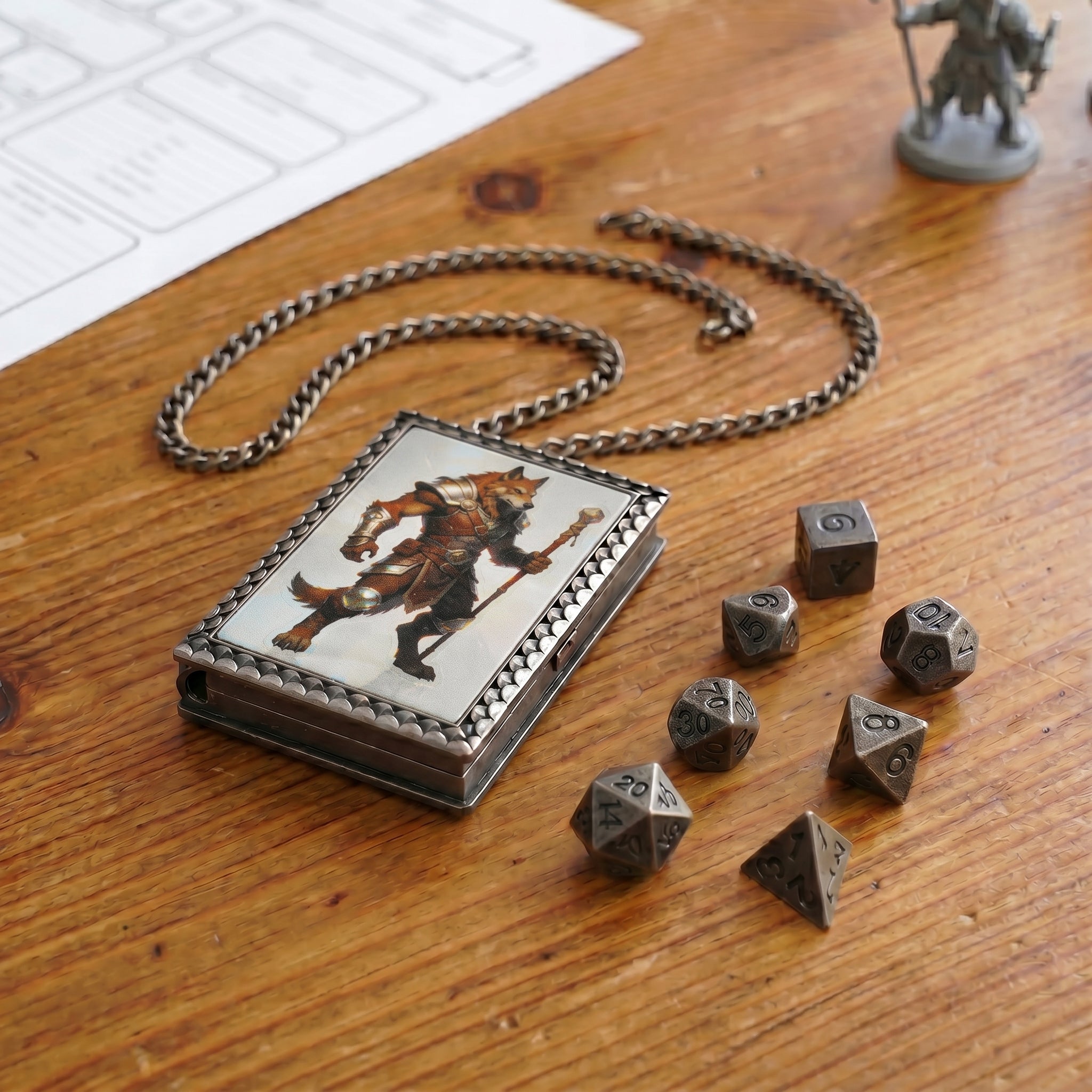 Foxfolk Shaman Dice Necklace